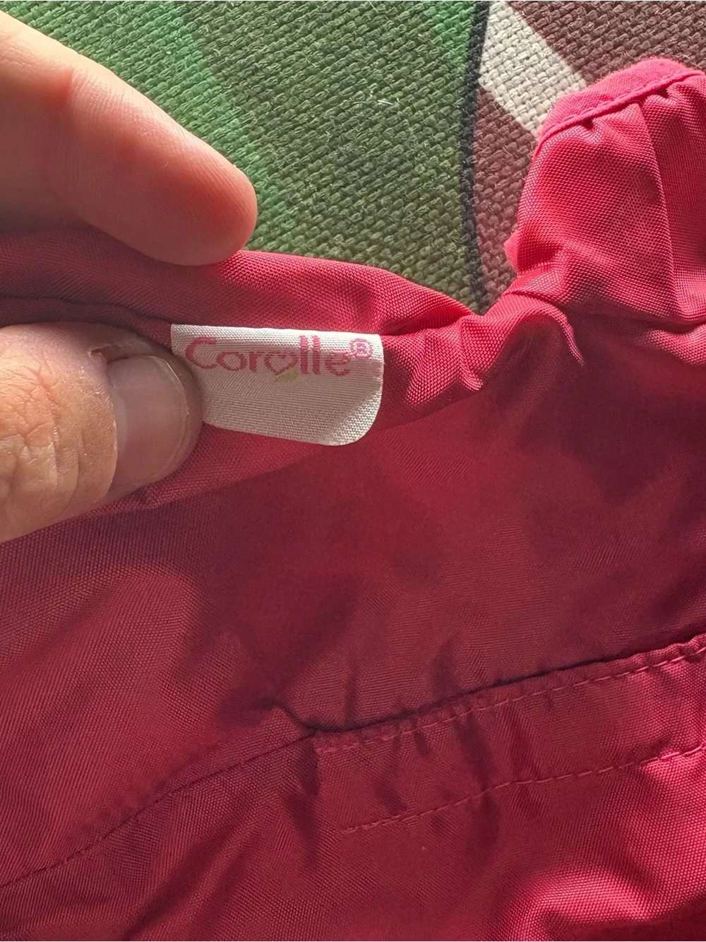 Corolle Baby Doll dark pink outfit
